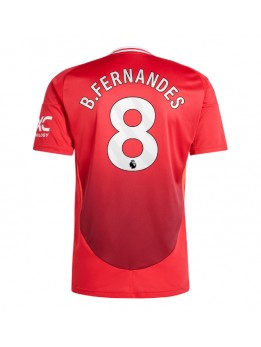 Manchester United Bruno Fernandes #8 Heimtrikot 2024-25 Kurzarm